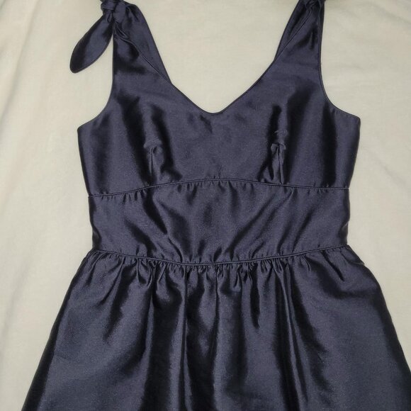 Elizabeth McKay Shoulder Tie Party Dress in Black - Picture 3 of 9